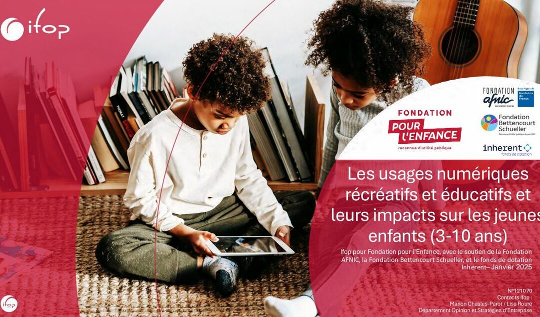 L’impact des usages numériques sur le développement des jeunes enfants : notre 3e baromètre est sorti !